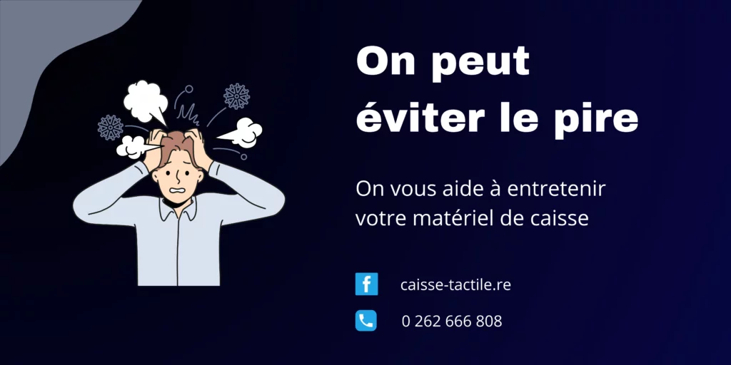 entretien de matériel de caisse, prévoyez de le faire souvent !